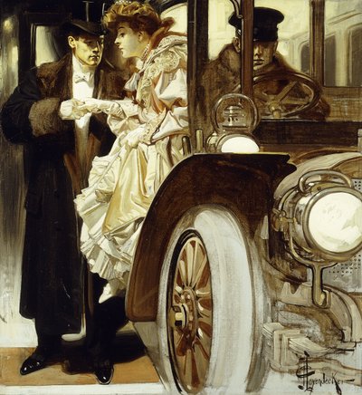 At Your Service by Joseph Christian Leyendecker
