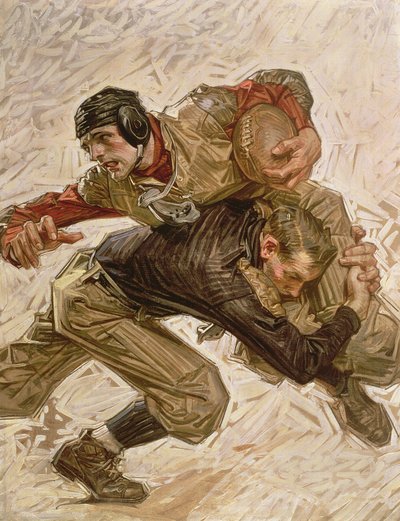 Football Players by Joseph Christian Leyendecker