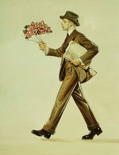 The Bouquet by Joseph Christian Leyendecker