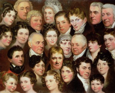 The Harvey Family of Norwich, c.1820 by Joseph Clover
