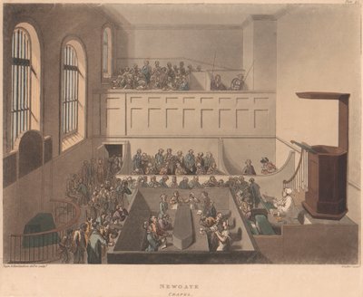 Newgate Chapel by Joseph Constantine Stadler