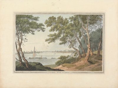 View up the River from Milbank by Joseph Constantine Stadler