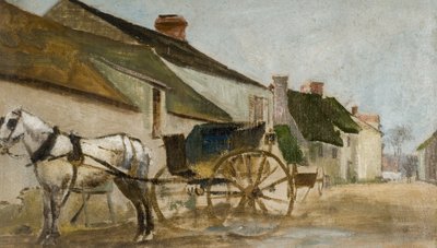 Pony and Cart by Joseph Crawhall
