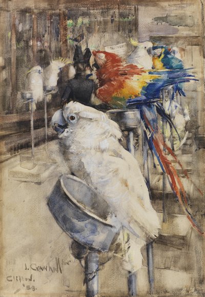 The Aviary, Clifton by Joseph Crawhall