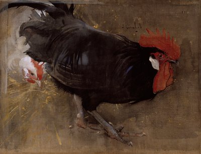 The Black Cock by Joseph Crawhall