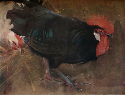 The Black Cock, c1894 by Joseph Crawhall