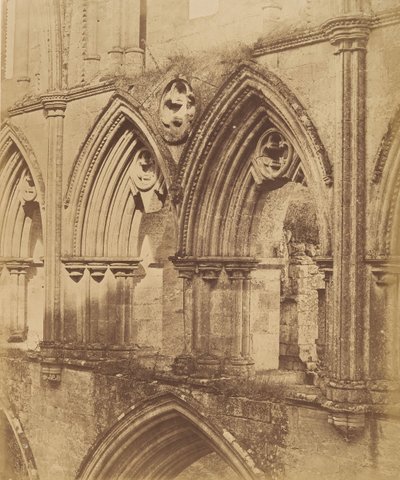 Rivaulx Abbey. The Triforium Arches by Joseph Cundall
