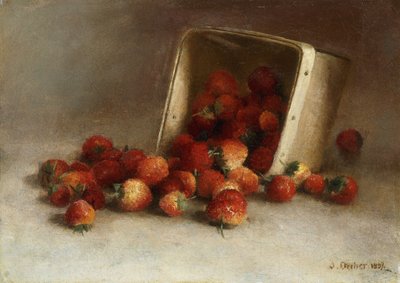 Box of Strawberries by Joseph Decker