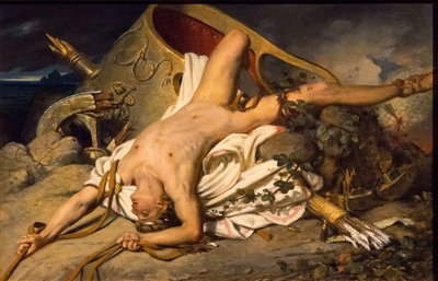 The Death of Hippolytus, 1825 by Joseph Desire Court