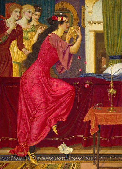 Sigismonda Drinking The Poison by Joseph Edward Southall