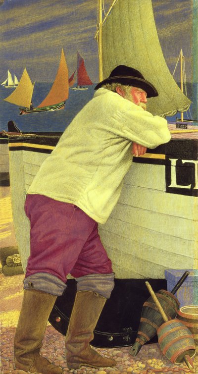 The Old Fisherman by Joseph Edward Southall