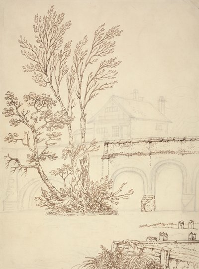 Caversham Bridge, Reading by Joseph Farington