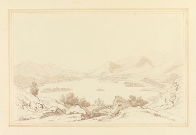 General View of Lake of Derwent Water by Joseph Farington