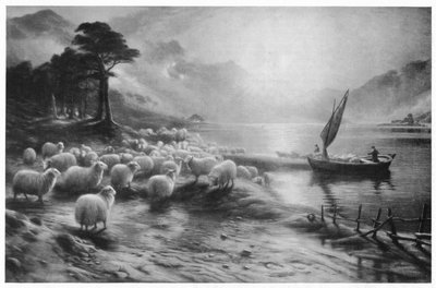 The Ferry on the Loch by Joseph Farquharson