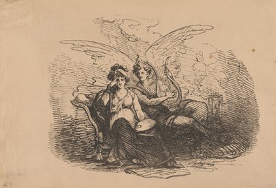 The Personification of Painting and Music by Joseph Fischer
