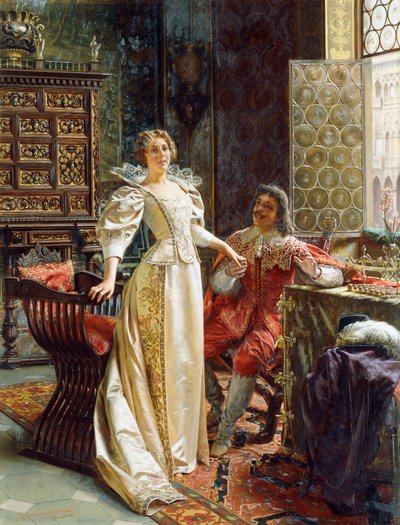Flirtation by Joseph Frederick Charles Soulacroix