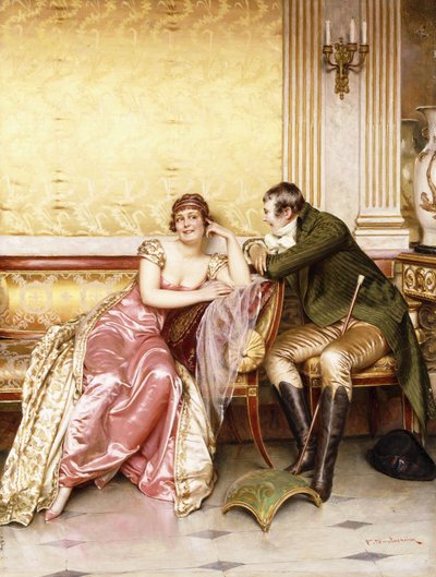 Her Suitor by Joseph Frederick Charles Soulacroix