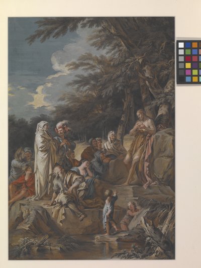St. John Preaching In The Wilderness by Joseph Goupy