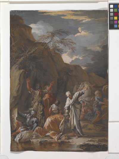 St. Philip Baptising The Eunuch by Joseph Goupy