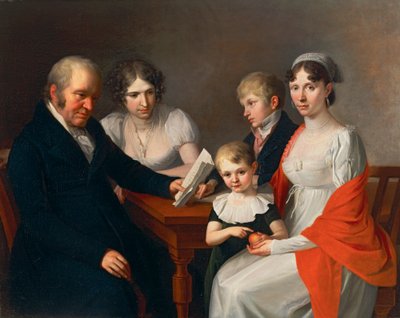 Family Scheichenpflueg by Joseph Hauber