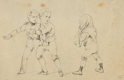 Three Playing Children by Joseph Heicke
