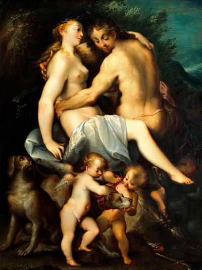 Venus and Adonis by Joseph Heintz