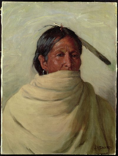 Standing-Deer-Taos by Joseph Henry Sharp