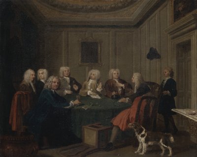 A Club of Gentlemen, ca. 1730 by Joseph Highmore