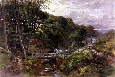 A Yorkshire Beck, 1865 by Joseph John Jenkins