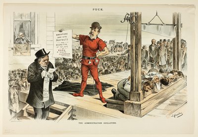 The Administration Guillotine, from Puck by Joseph Keppler