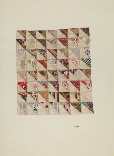 Piece of Calico Patchwork by Joseph L. Boyd