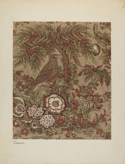 Printed Cotton Chintz by Joseph Lubrano