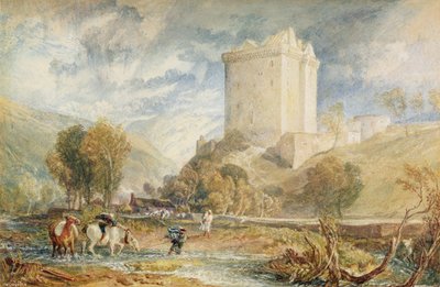 Borthwick Castle by Joseph Mallord William Turner