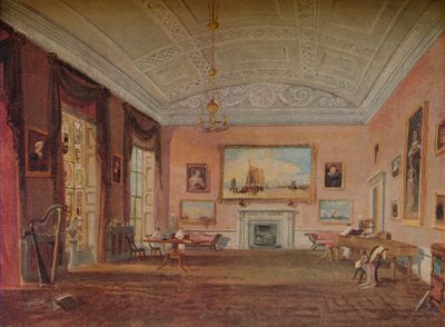 Drawing Room, Farnley, 1818 by Joseph Mallord William Turner