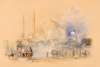 Hagia Sofia by Joseph Mallord William Turner
