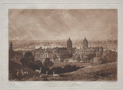 London from Greenwich by Joseph Mallord William Turner