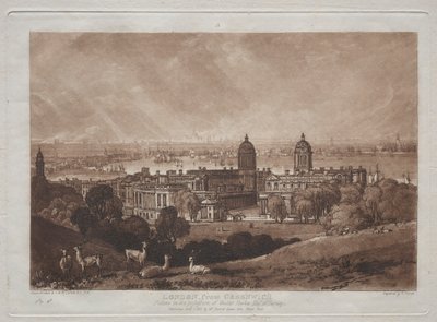 London from Greenwich by Joseph Mallord William Turner