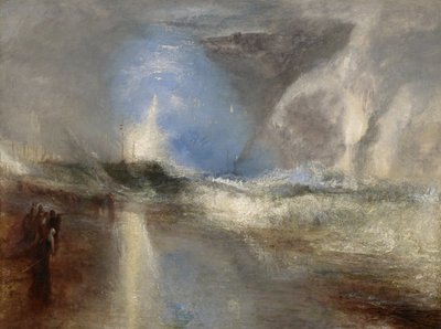 Rockets and Blue Lights by Joseph Mallord William Turner