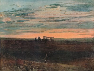 Stonehenge: Sunset by Joseph Mallord William Turner