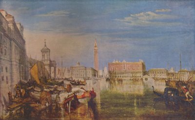 Venice-Canaletti Painting by Joseph Mallord William Turner
