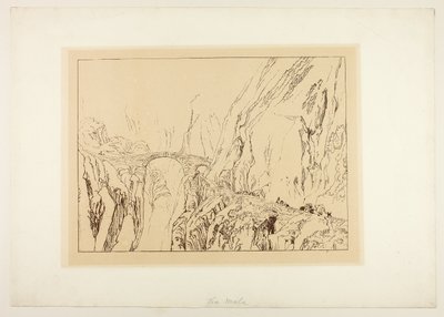 Via Mala by Joseph Mallord William Turner