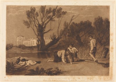 Young Anglers by Joseph Mallord William Turner and Robert Dunkarton