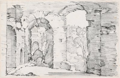 Arched Passageways of a Ruined Building by Joseph Marie Vien