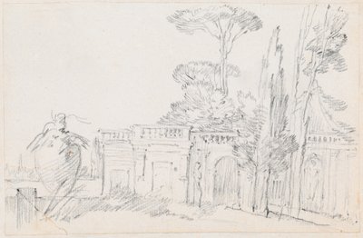 Gardens of an Italian Villa by Joseph Marie Vien