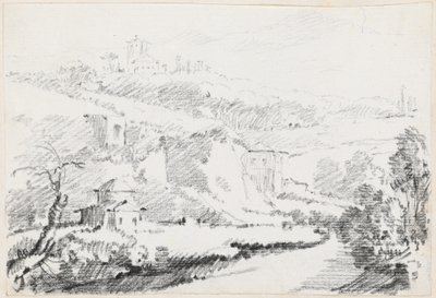 Landscape in the Alban Hills by Joseph Marie Vien