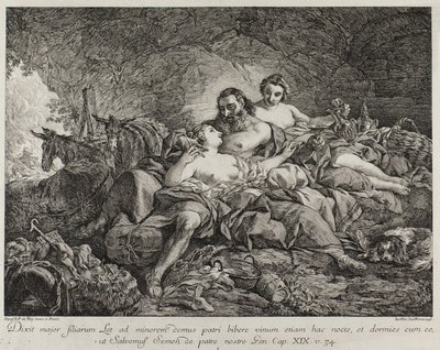 Lot and His Daughters by Joseph Marie Vien