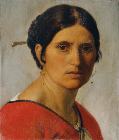 Italian Peasant Woman by Joseph Mathias von Trenkwald