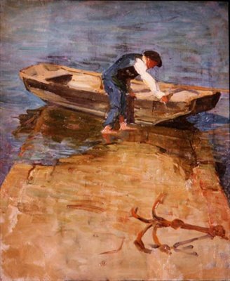 The French Barque by Joseph Milner Kite