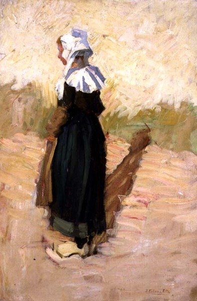 The Little Breton Girl by Joseph Milner Kite