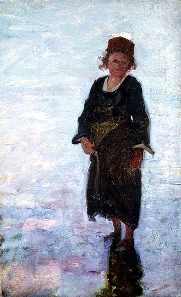 The Little Fishergirl by Joseph Milner Kite